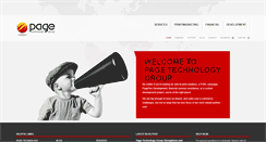 Desktop Screenshot of pagetechnology.com