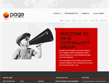 Tablet Screenshot of pagetechnology.com